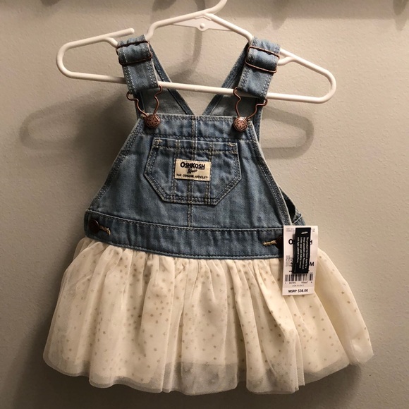 oshkosh overall tutu dress